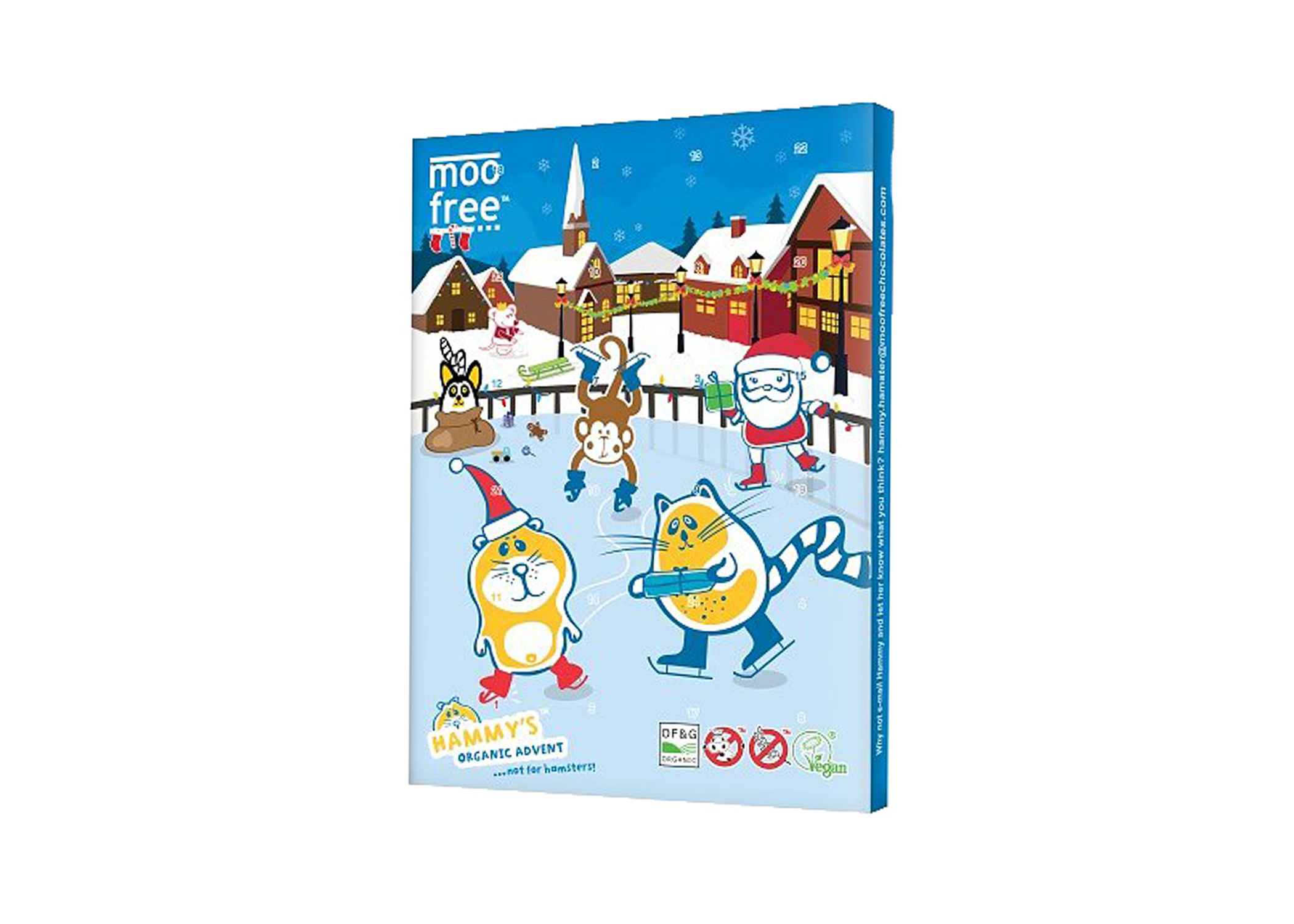 vegansk julkalender från Moo free