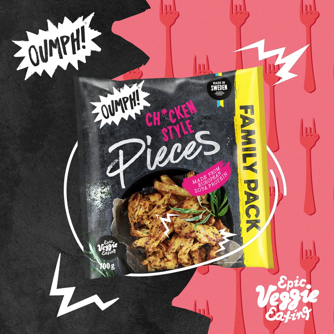 En produkt från oupmh! mot en orange och svart bakgrund.