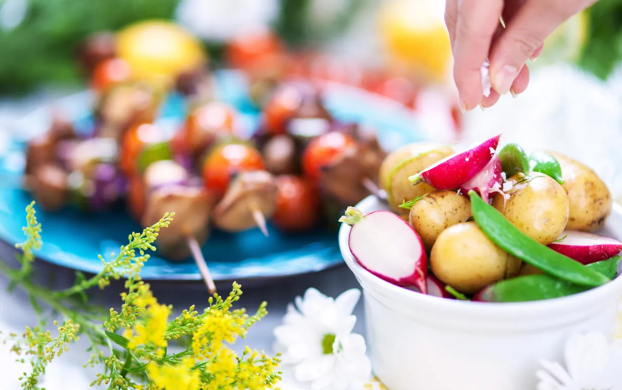 Bild på potatissallad