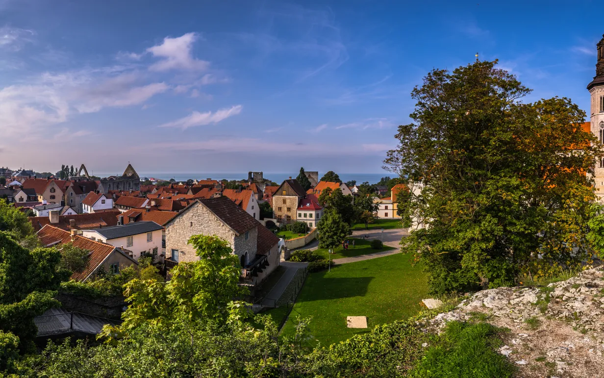 Panorama bild över gotland