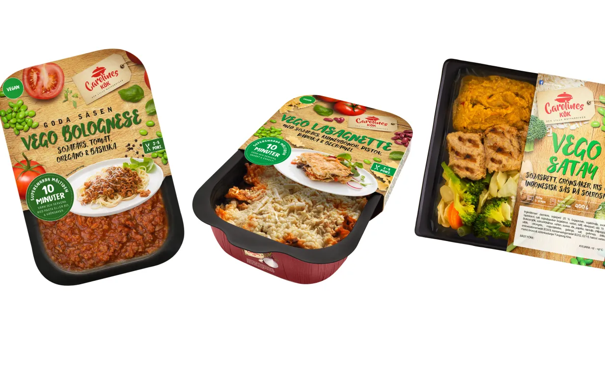 Tre produkter från Carolines Kök