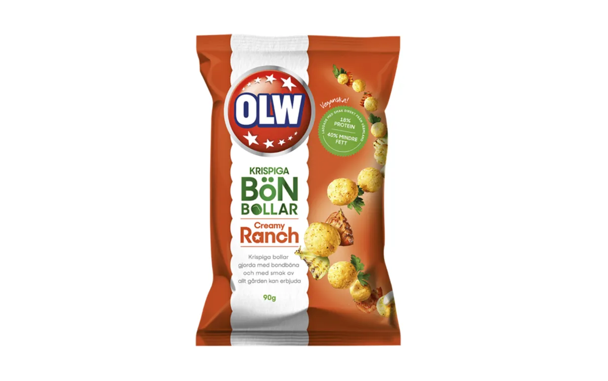 ett paket bönbollar OLW