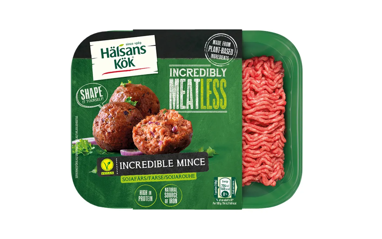 Förpackning av hälsans kök formbara färs