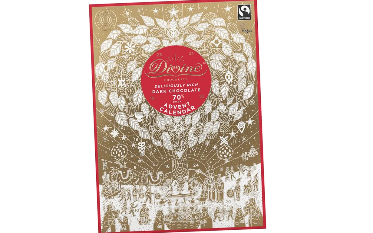 Vegansk julkalender från Divine