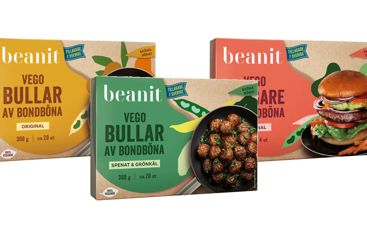 tre veganska alternativ från beanit