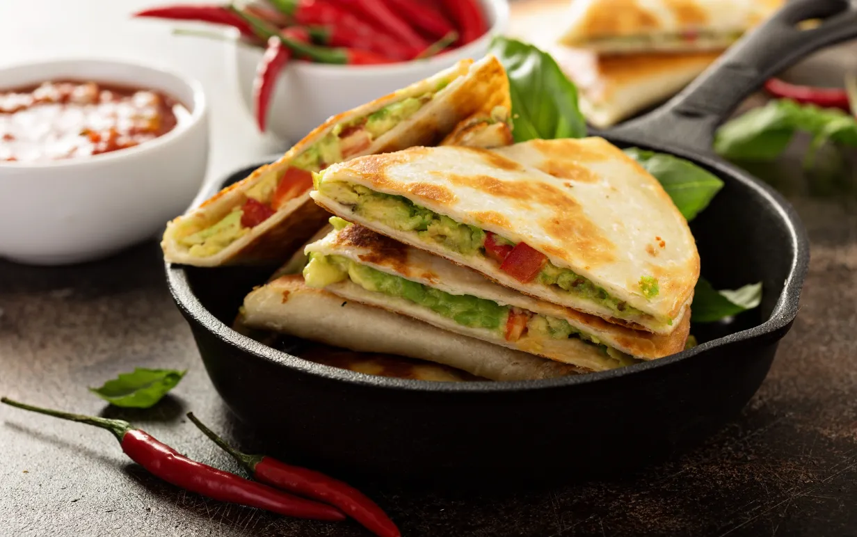 veganska quesadillas