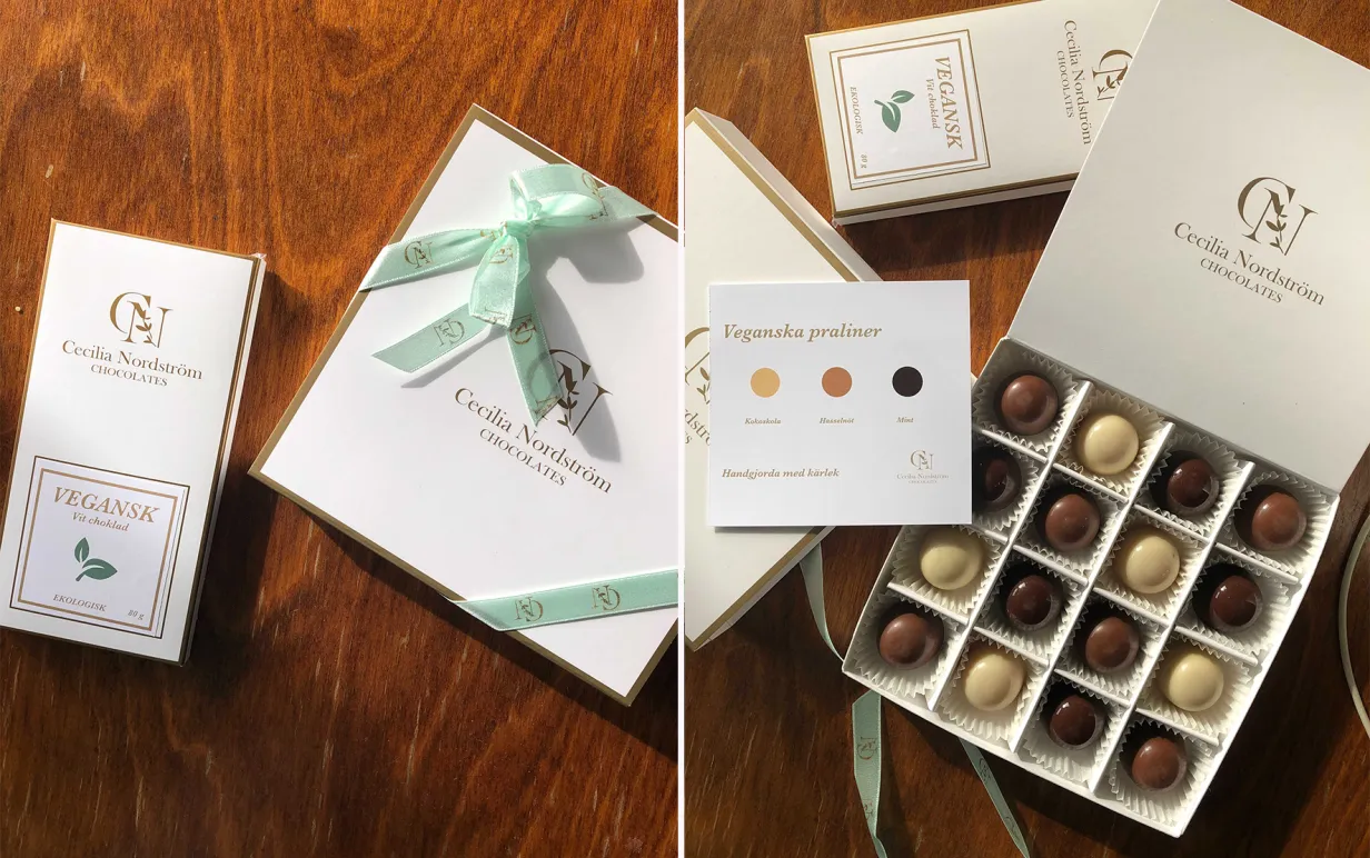 Cecilia Nordström Chocolates praliner