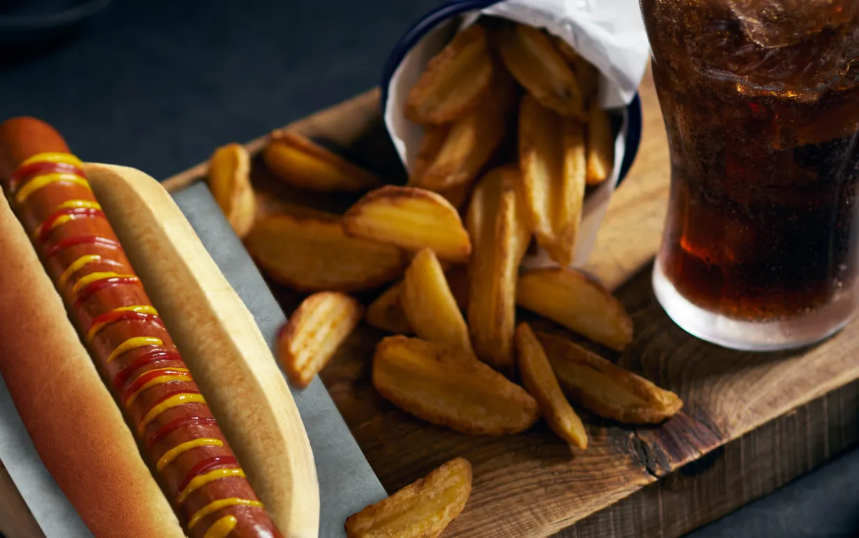 Filmstaden korv med bröd