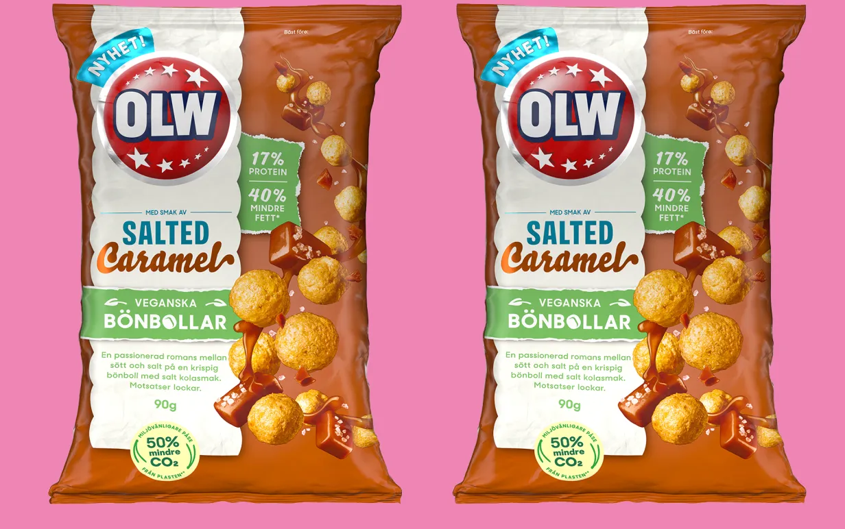 Bönbollar salted caramel från OLW