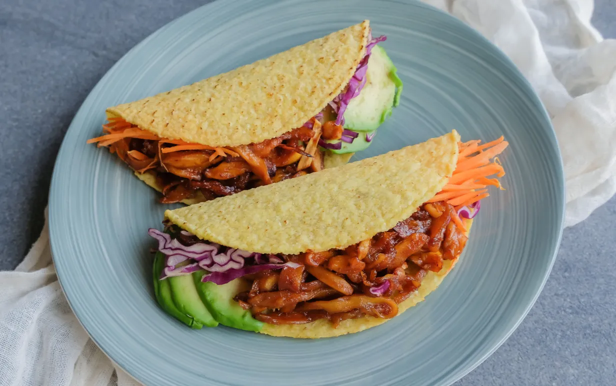 Veganska jackfruit tacos