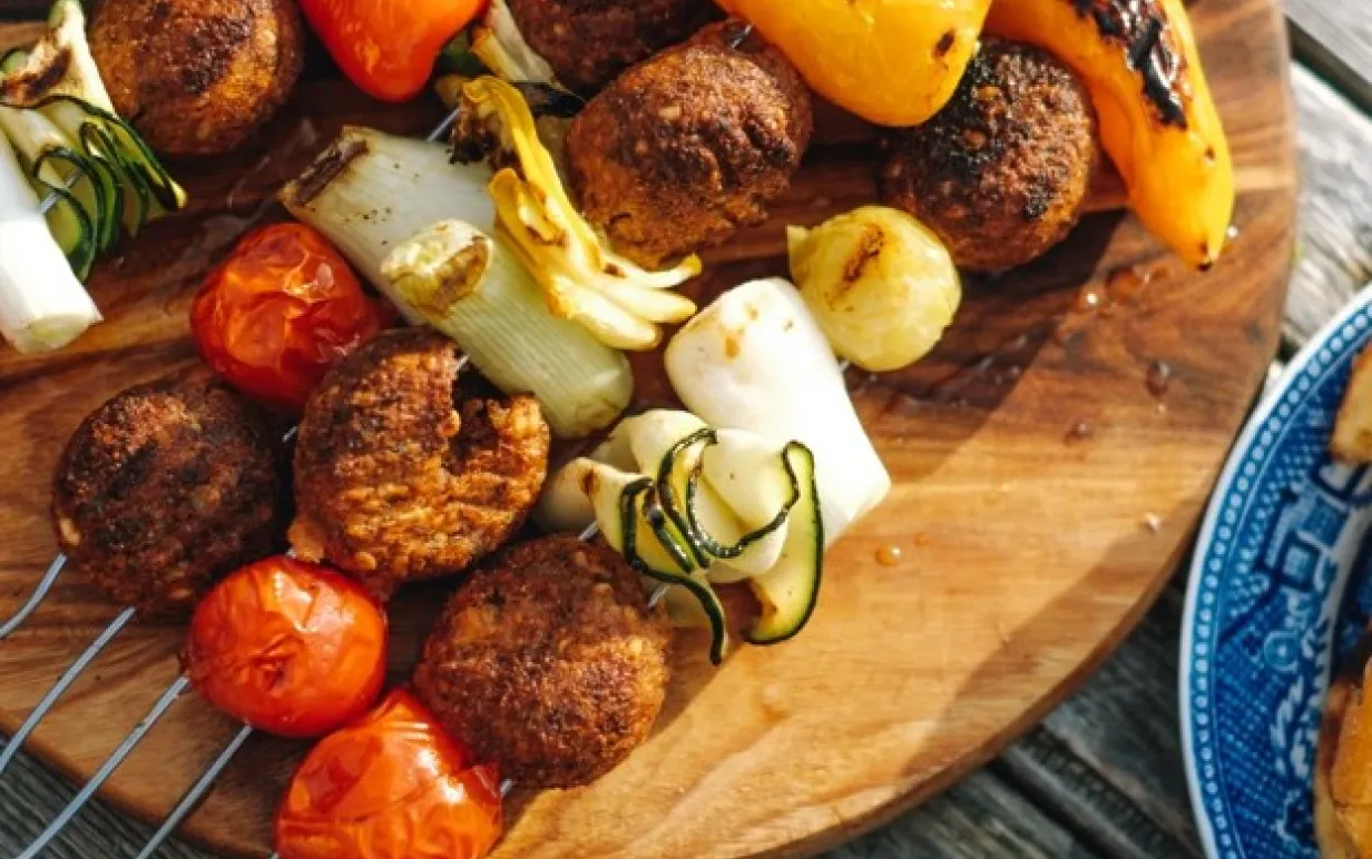 Oh Mungoods veganska och snabba grillspett