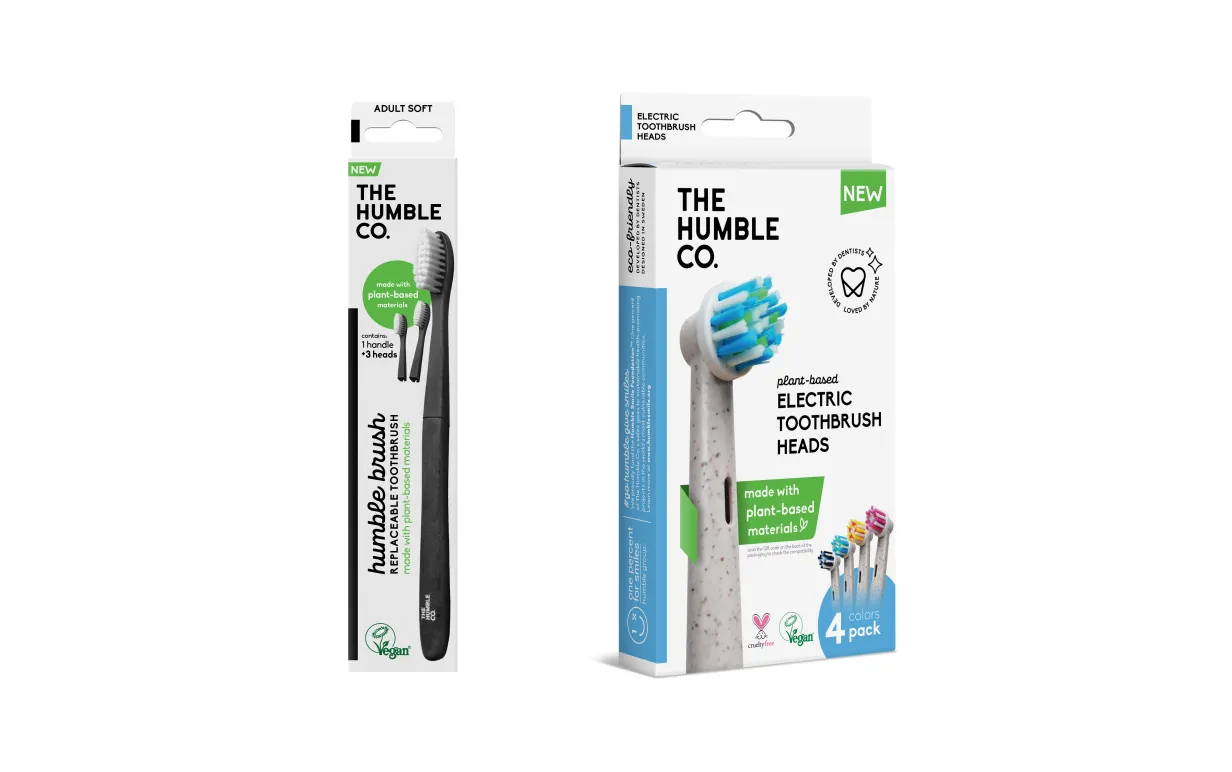 tandborstar mot en vit bakgrund