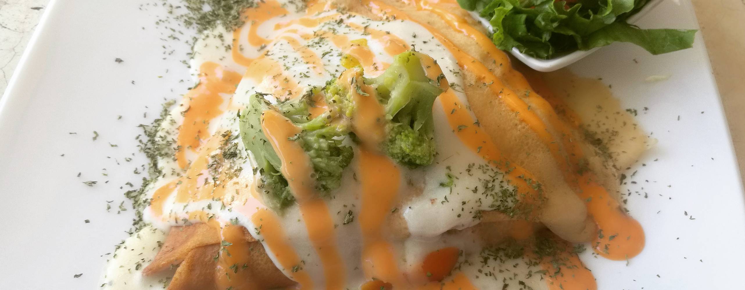 Bild på vegansk crepes