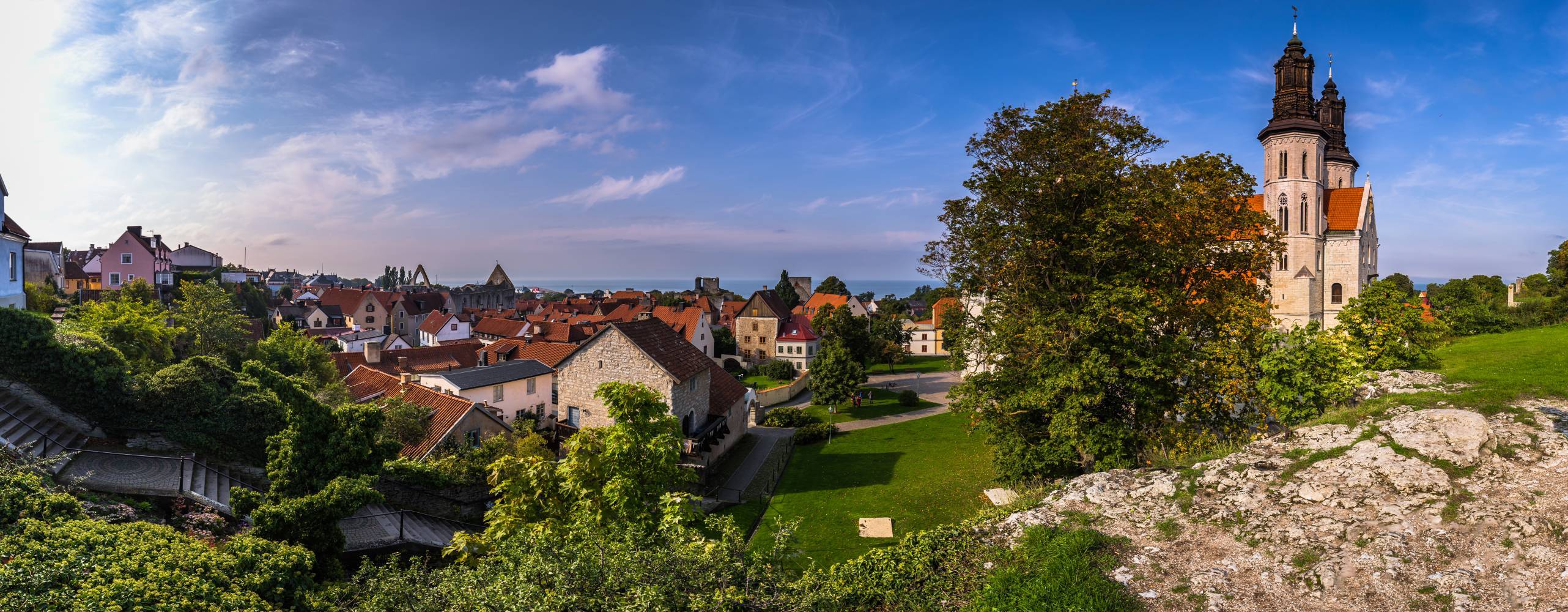 Panorama bild över gotland