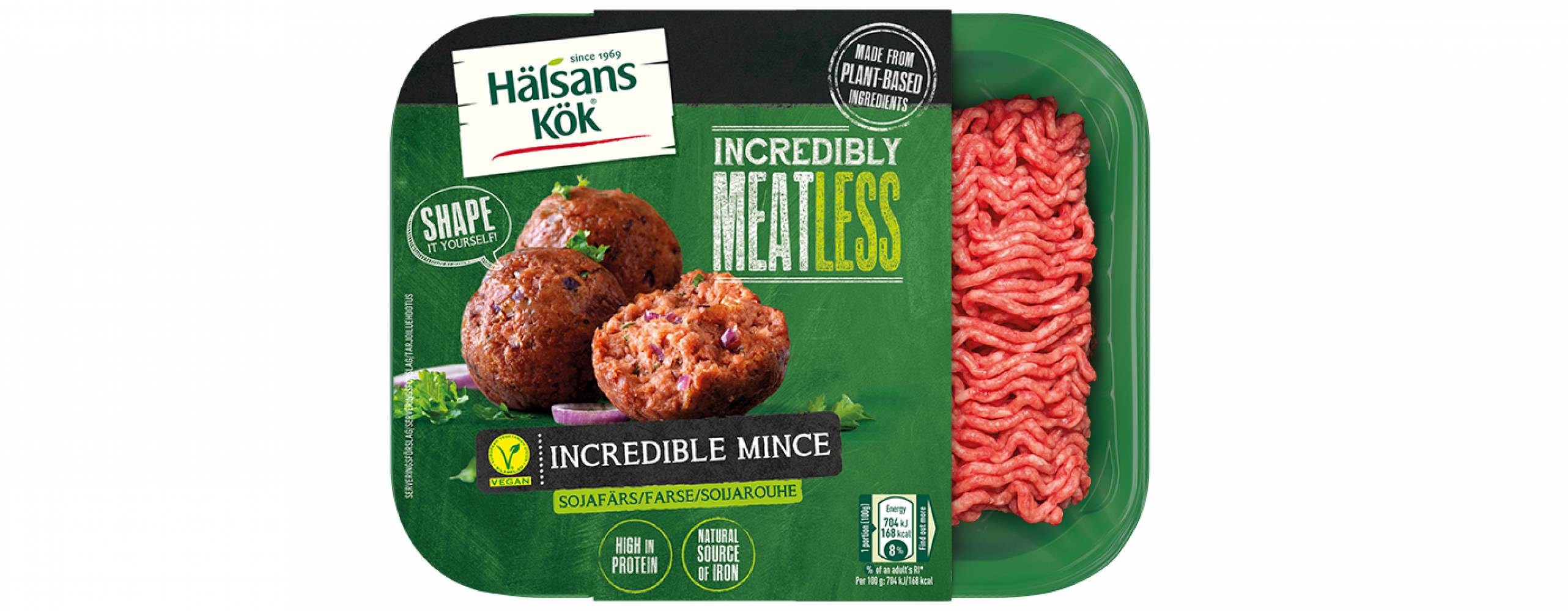 Förpackning av hälsans kök formbara färs