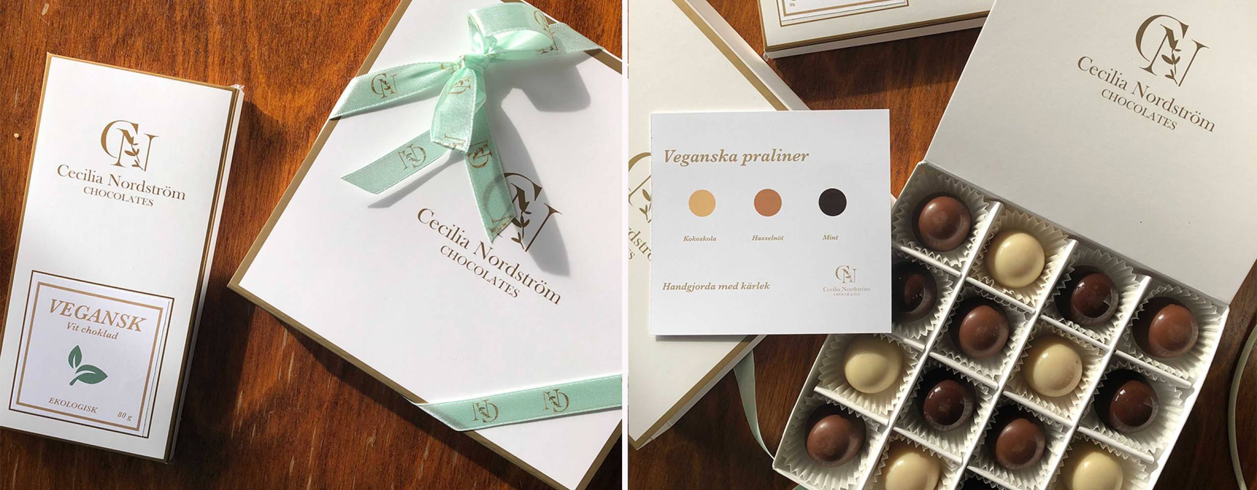 Cecilia Nordström Chocolates praliner