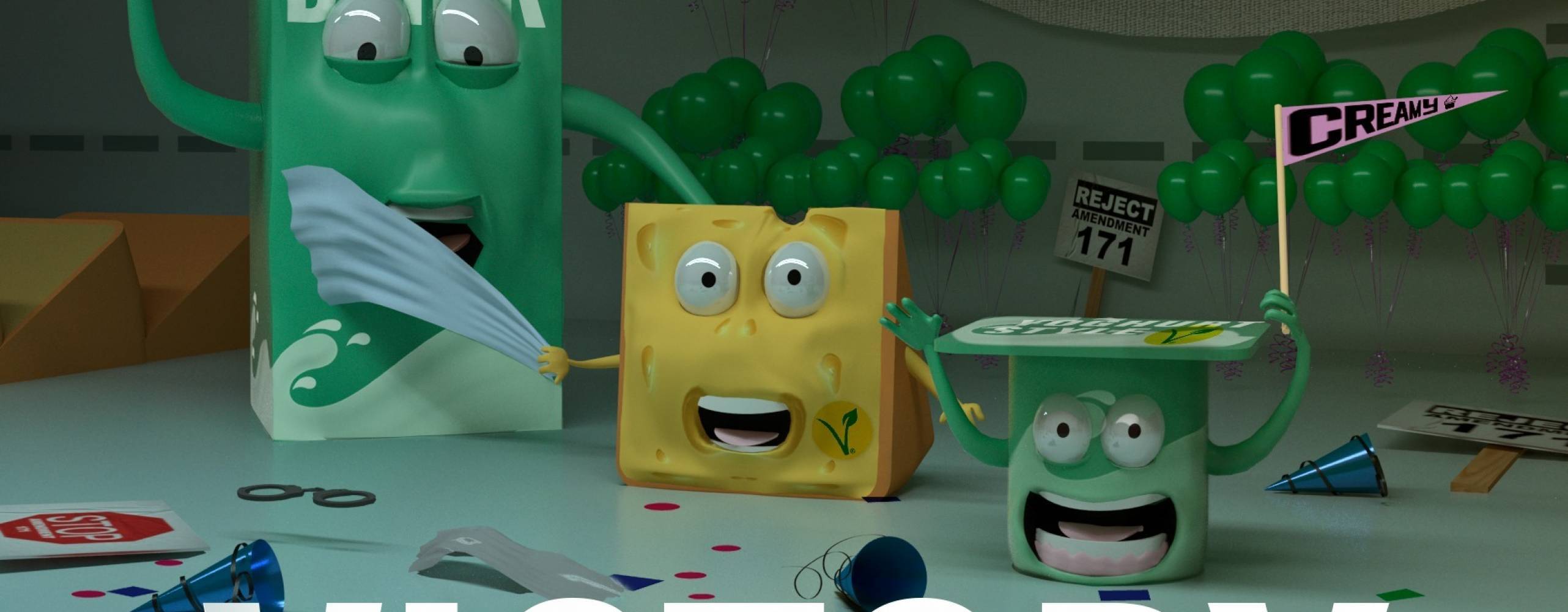 victory för mjölken