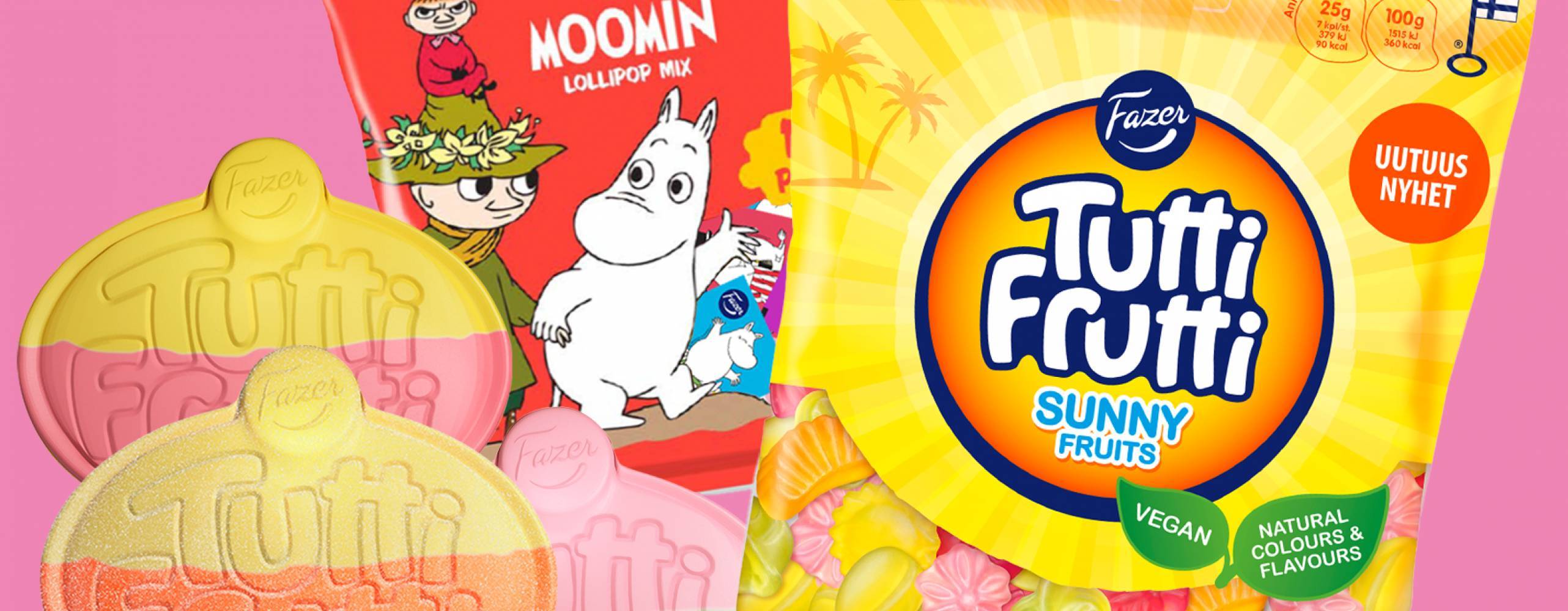 Fazer sommarnyheter godis