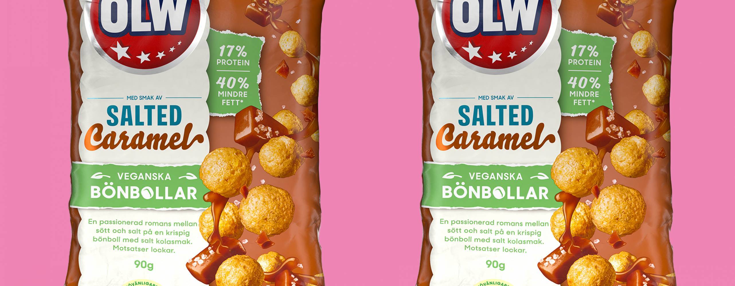 Bönbollar salted caramel från OLW