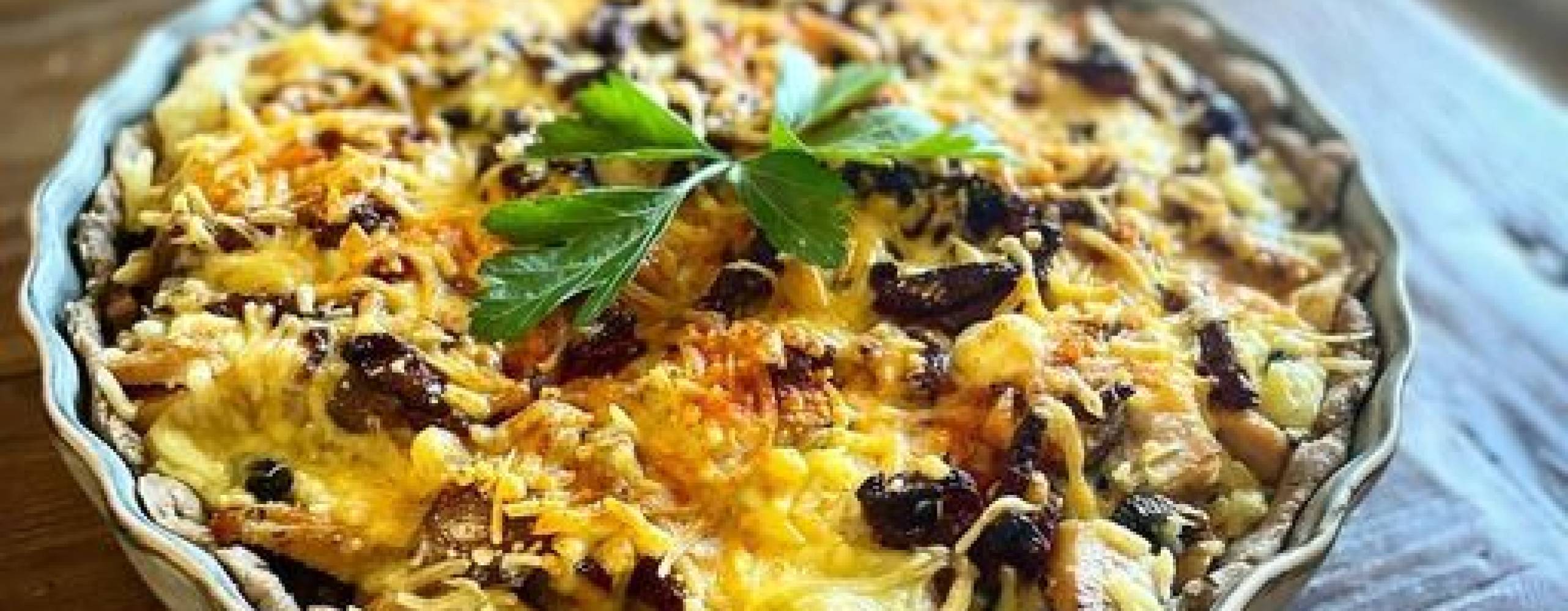 Vegansk kycklingpaj med soltorkad tomat