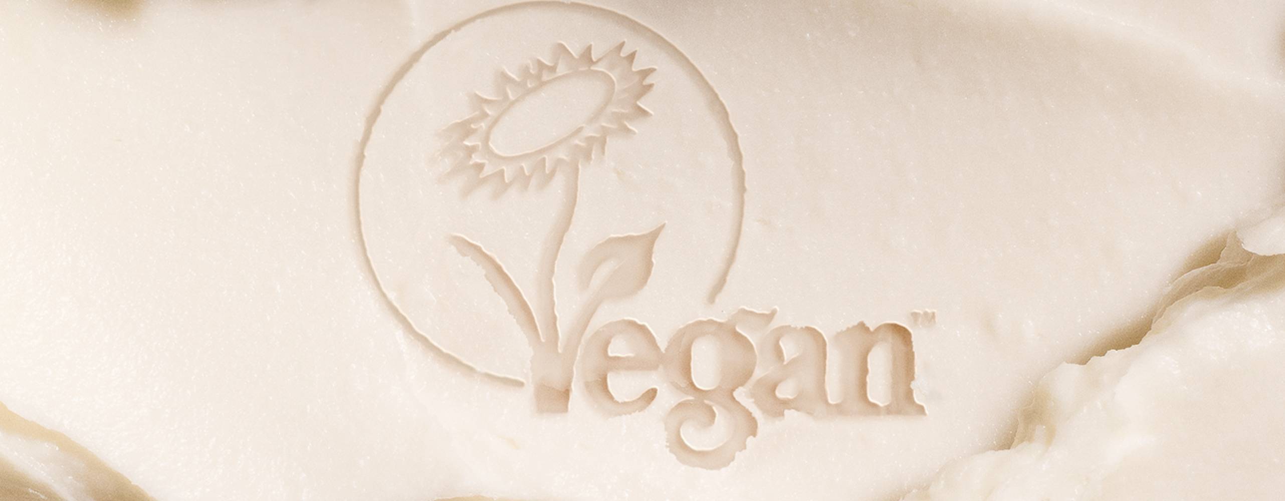 Vegan Society loggan i en hudkräm