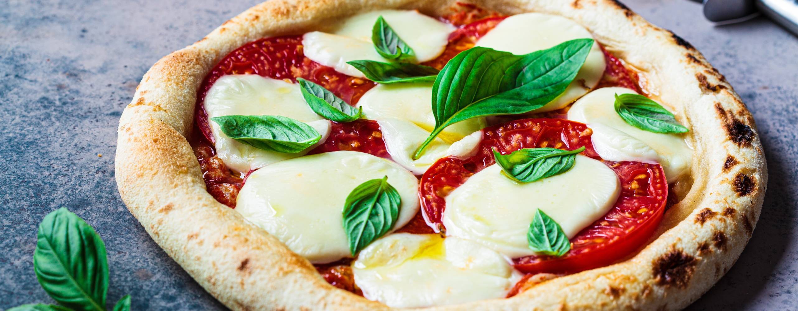 Pizza med cashwe mozarella